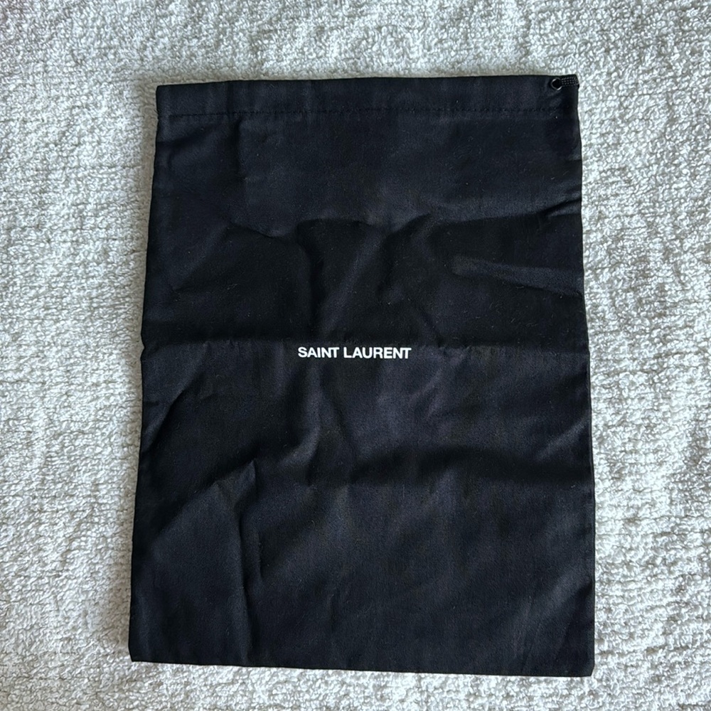 SAINT LAURENT Authentic Dust Shoe Bag (1) individual
